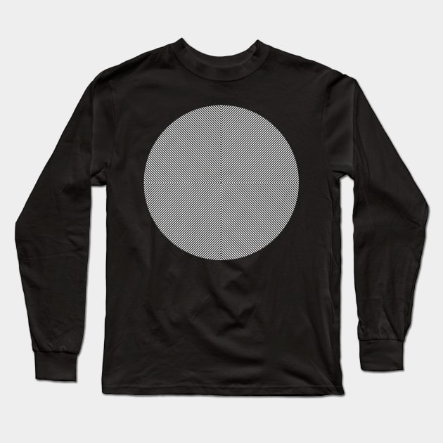 Findigo Illusion "Vibtrating Disc" T-Shirt Motiv Long Sleeve T-Shirt by MarxMerch